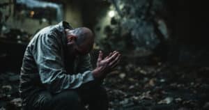 Man praying for revival in raising the dead a shadow figure encounter in this miracle testimony
